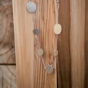 Long Silver Necklace